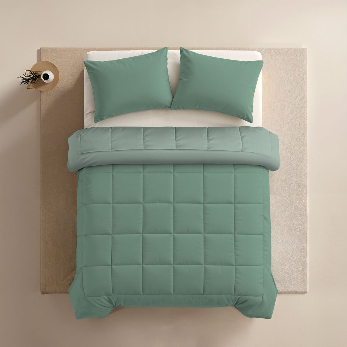 Zelesta Comfort Duo Duvet - Mint Green & Light Green