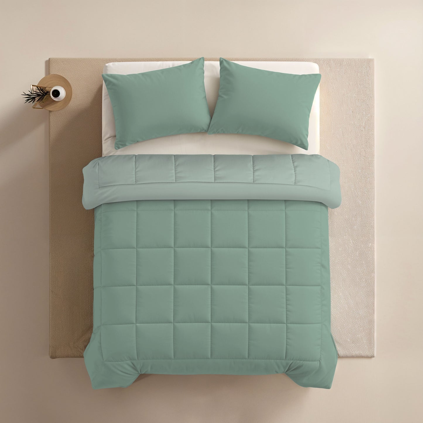 Zelesta Comfort Duo Zomerdekbed - Mintgroen & Lichtgroen