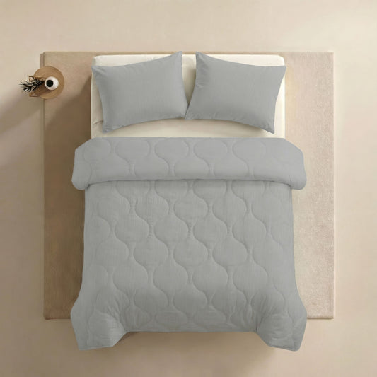 Zelesta Special Mousseline Kussensloop Set Van 2 - Lichtgrijs