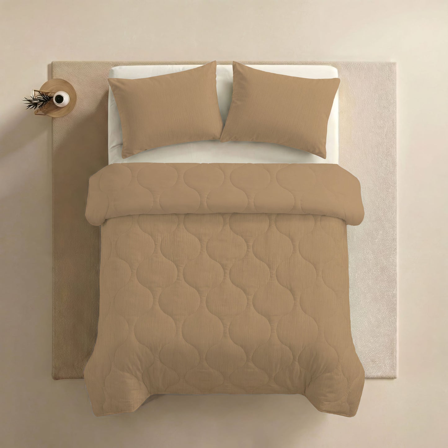 Zelesta Special Muslin Summer Duvet - Warm Soft Beige