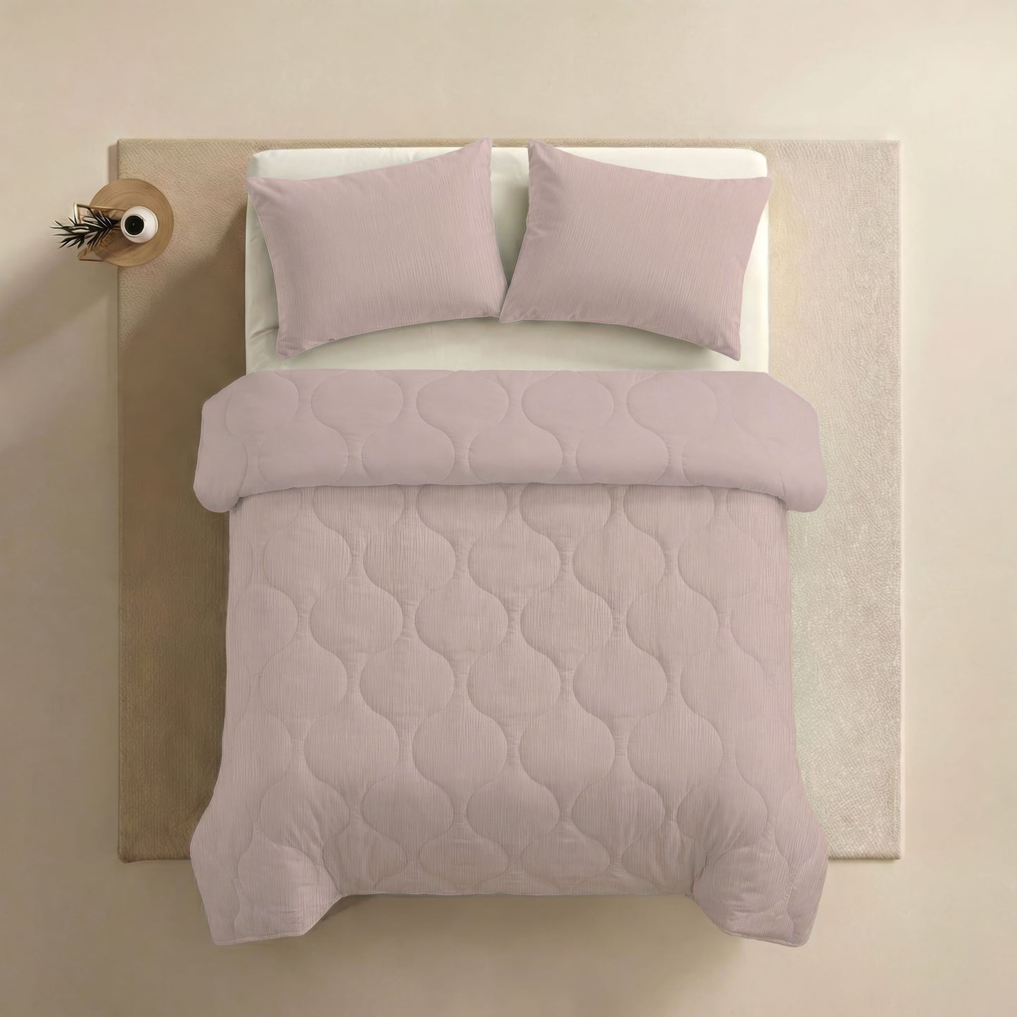 Zelesta Special Mousseline Zomerdekbed - Zachtroze