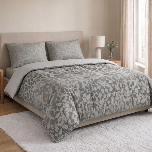 Zelesta Everyday Design Pillowcase Set Of 2 - Silver Wilderness
