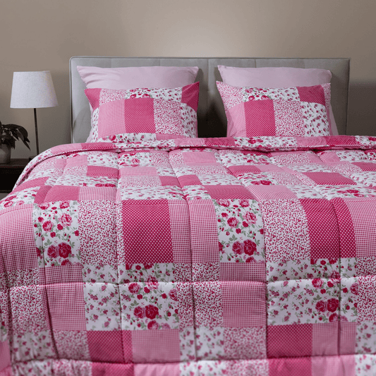 Zelesta Comfort Design Summer Duvet - Patchwork Pink