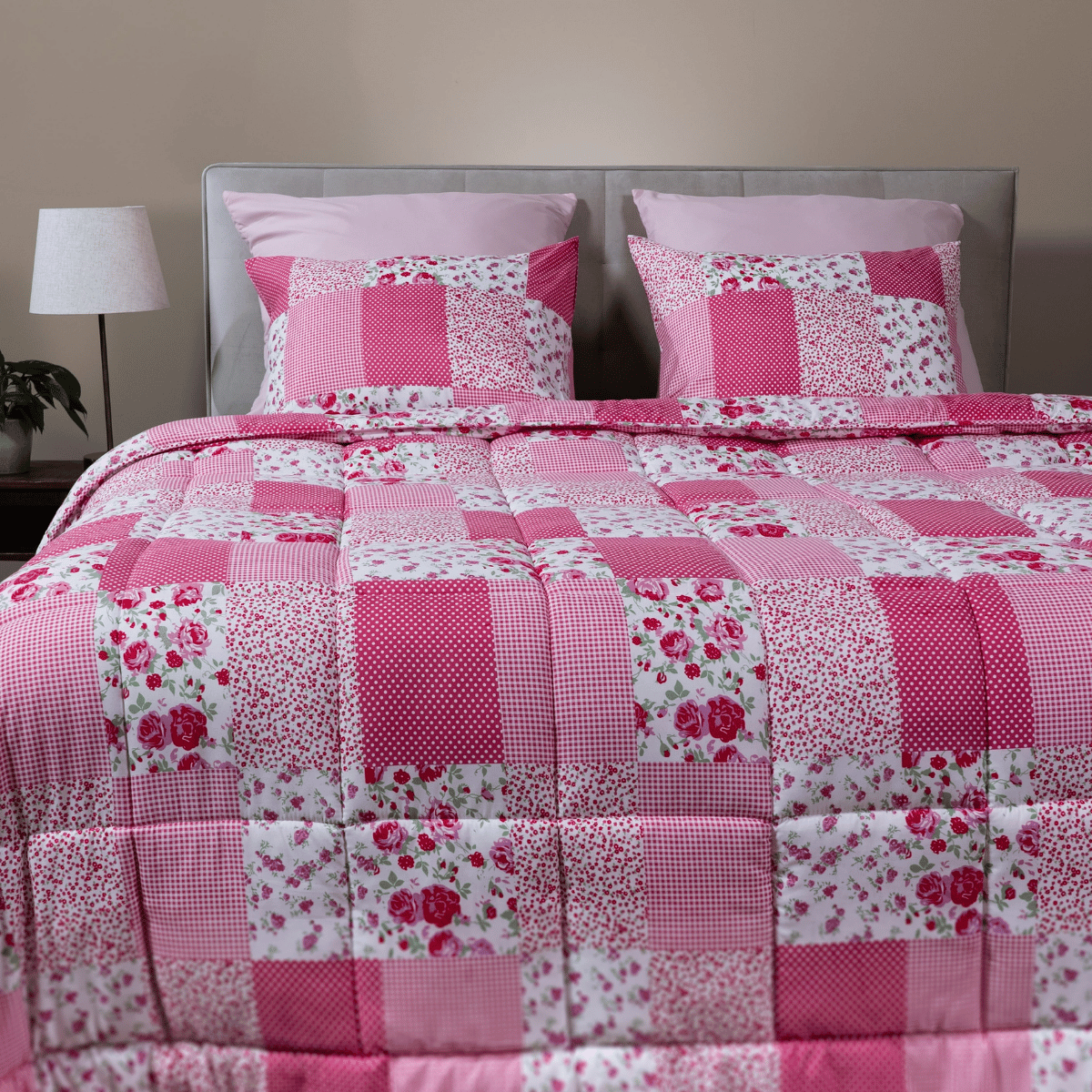 Zelesta Comfort Design Duvet - Patchwork Pink