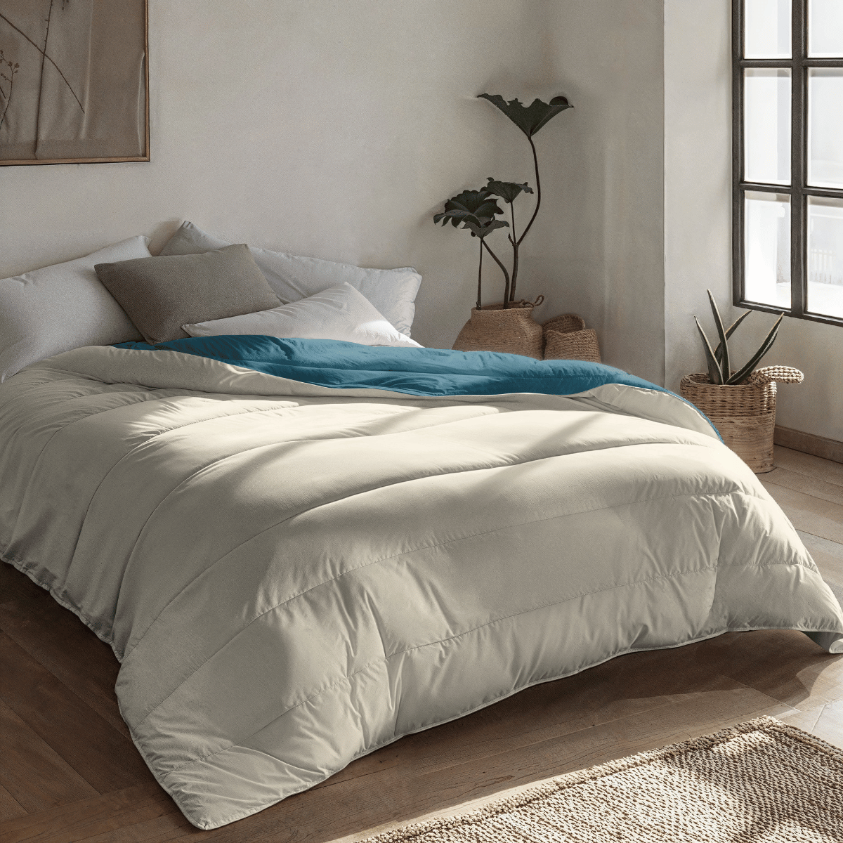 Sfeerbeeld van Zelesta Royalbed - Petrol & Sand Beach