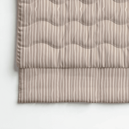Royalbed Katoen - Brown Stripes