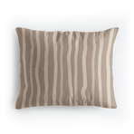 Zelesta Pure Design Cotton Pillowcase Set Of 2 - Brown Stripes