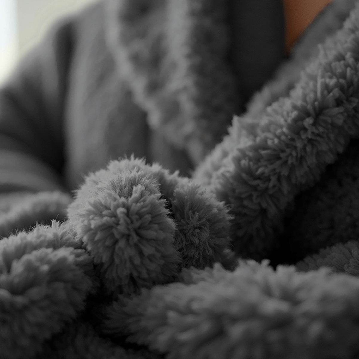 Zelesta Teddy Bathrobe – Anthracite image