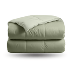 Zelesta Deluxe Duo Percale Katoenen Dekbed - Olijfgroen & Munt
