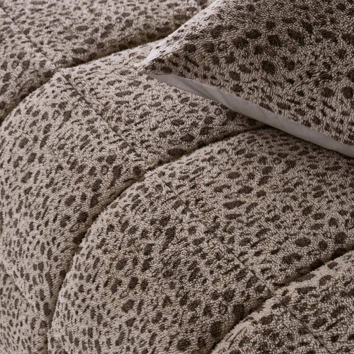 Zelesta Special Teddy Panther Duvet - Taupe