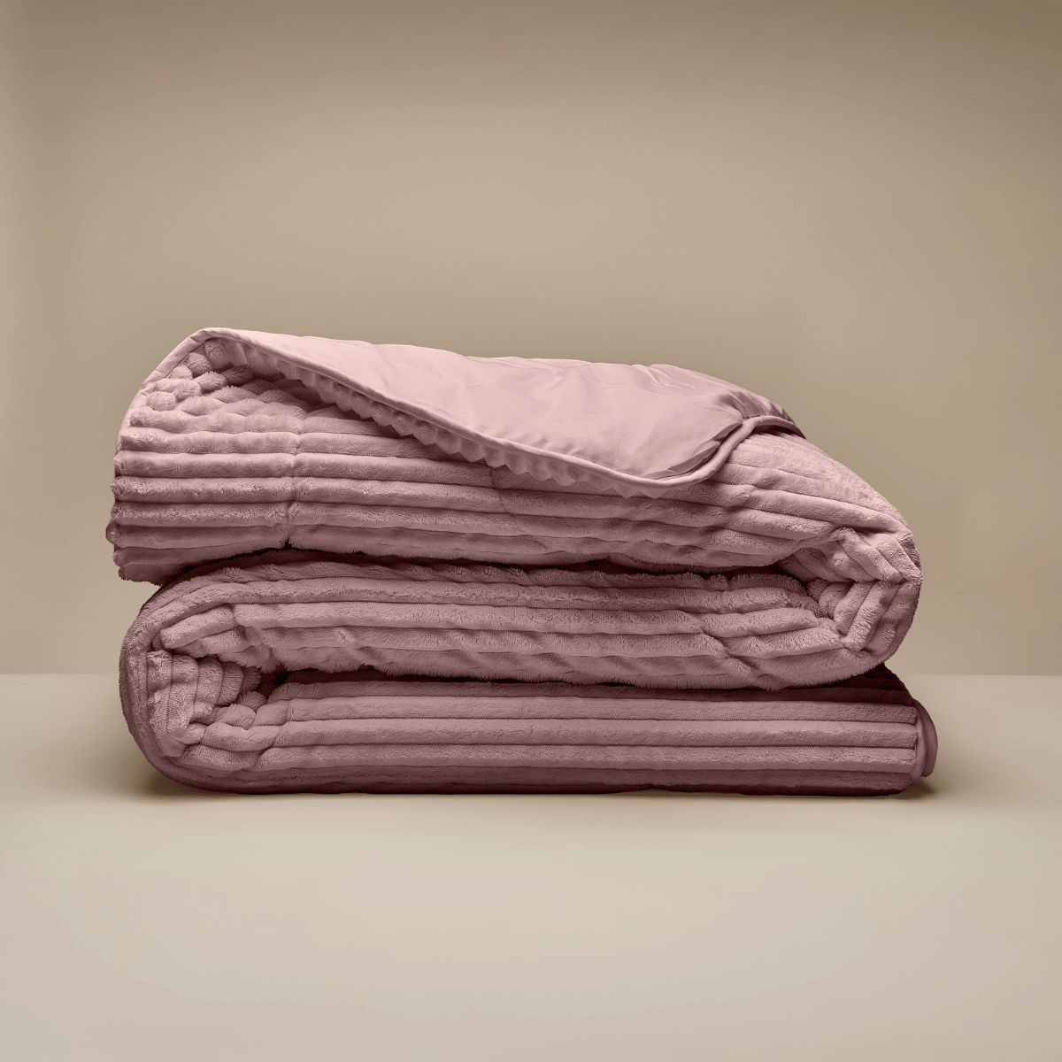 Zelesta Special Teddy Groove Duvet - Old Pink