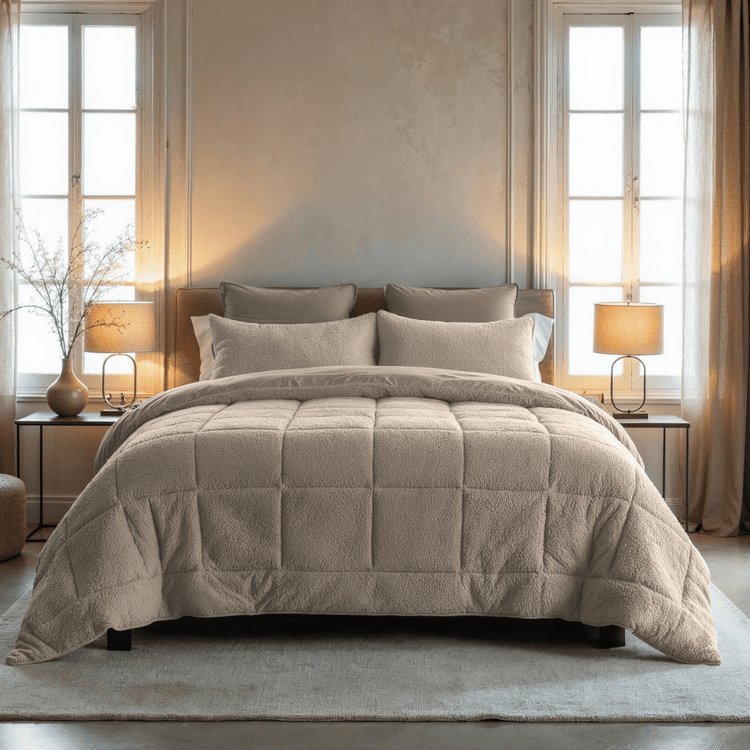 Sfeerbeeld van Zelesta Teddybed - Taupe