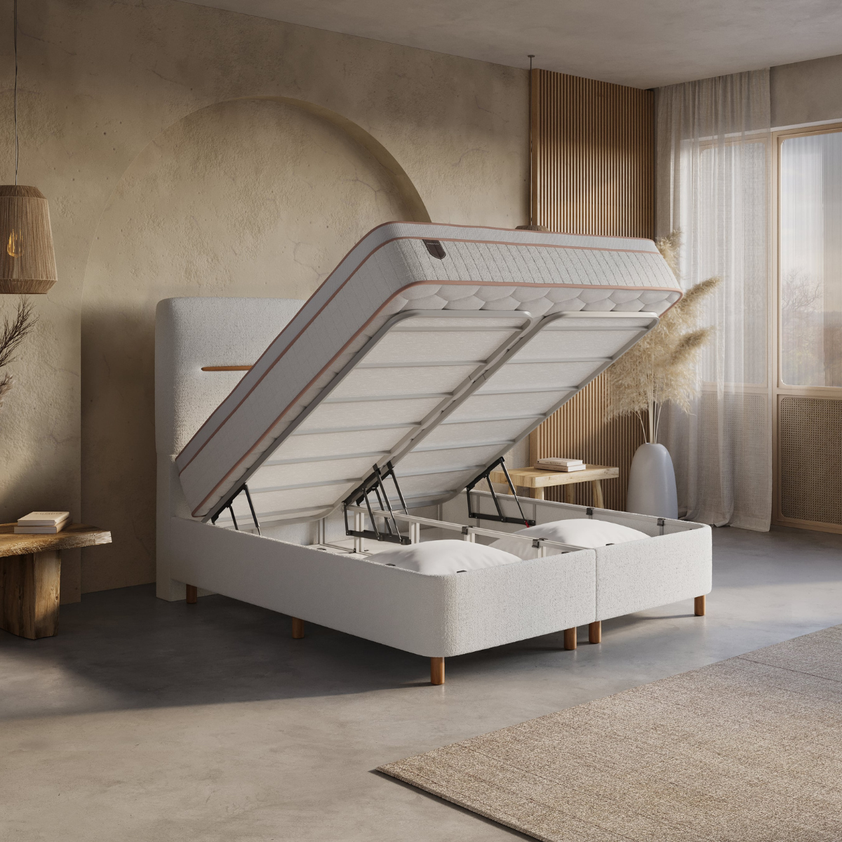 Zelesta Oakline Boxspring - Beige