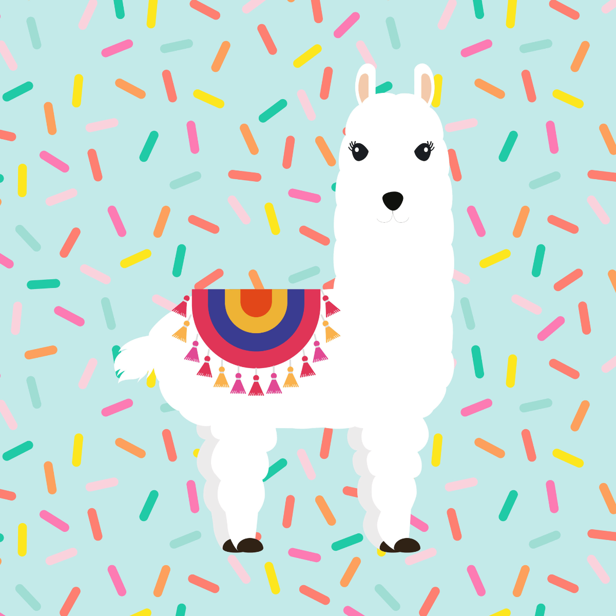 Zelesta Comfort Kids Duvet - Party Lama