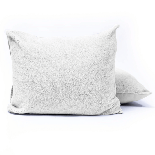 Zelesta Teddy Kussensloop Set van 2 - Wit
