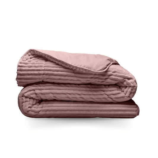Zelesta Special Teddy Groove Duvet - Old Pink