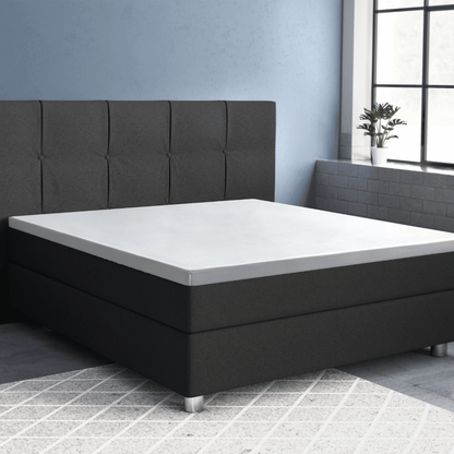 Primaviera Deluxe Topper Satijn Hoeslaken Wit