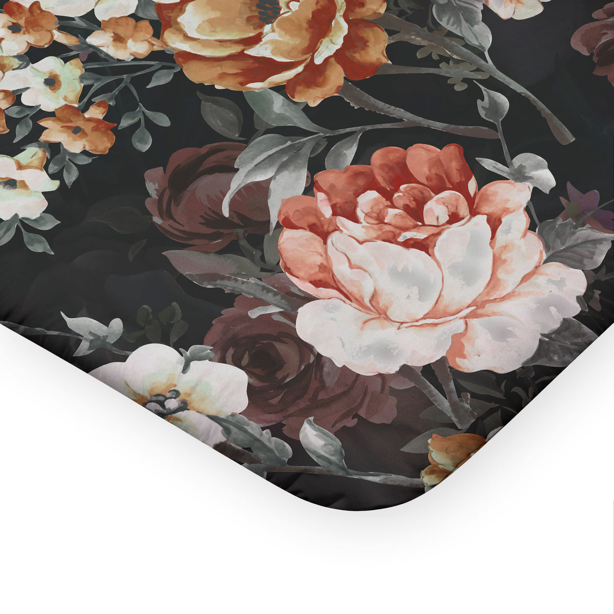 Zelesta Comfort Design Seamless Duvet - Golden Age Flower Black