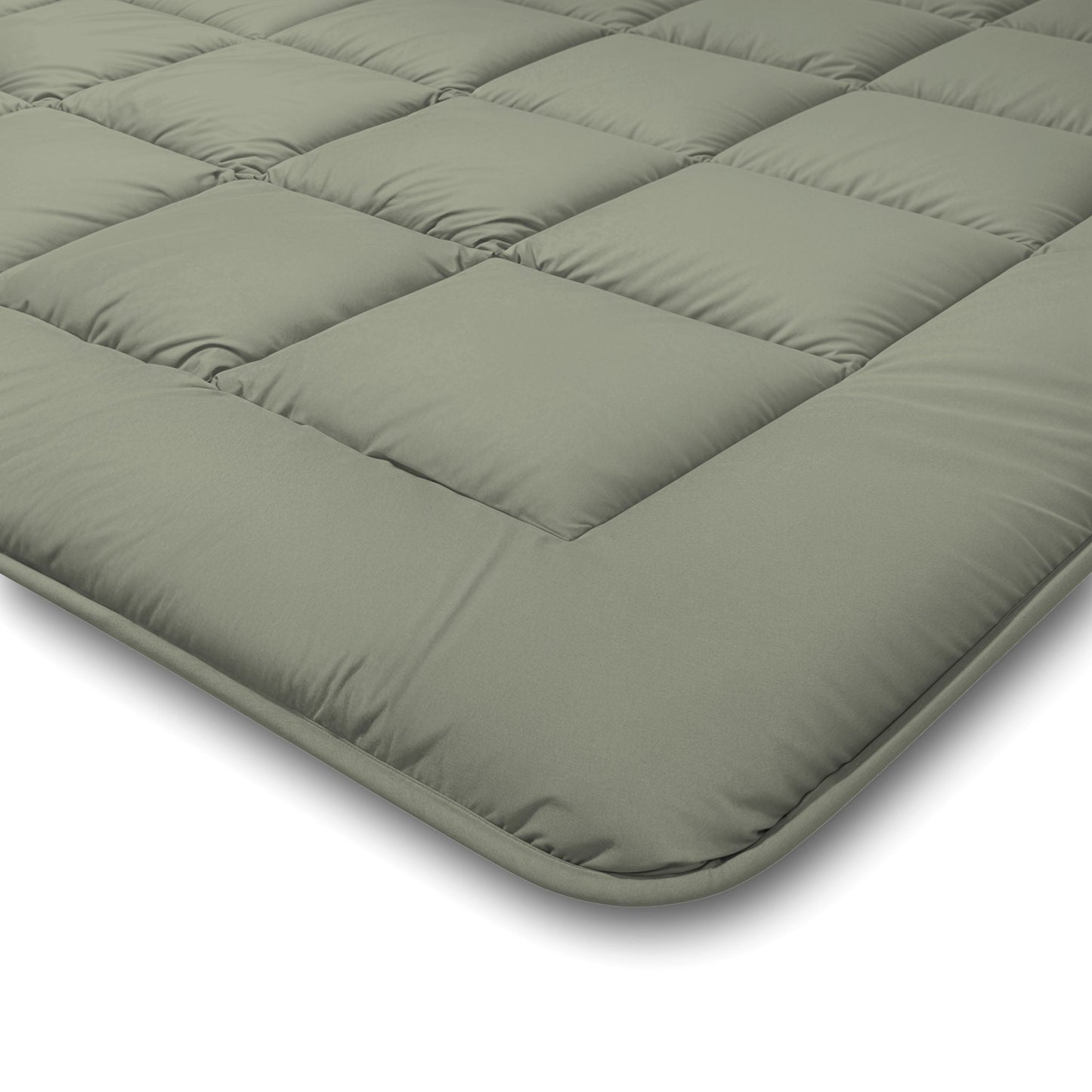 Zelesta Comfort Duo Duvet - Olive Green & Cream