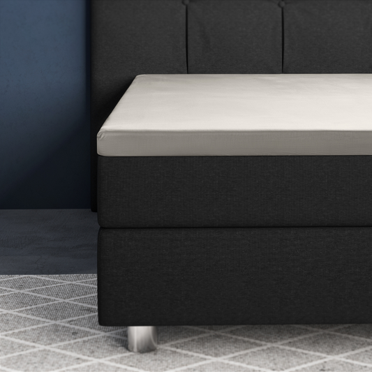 Primaviera Deluxe Topper Satijn Hoeslaken Creme