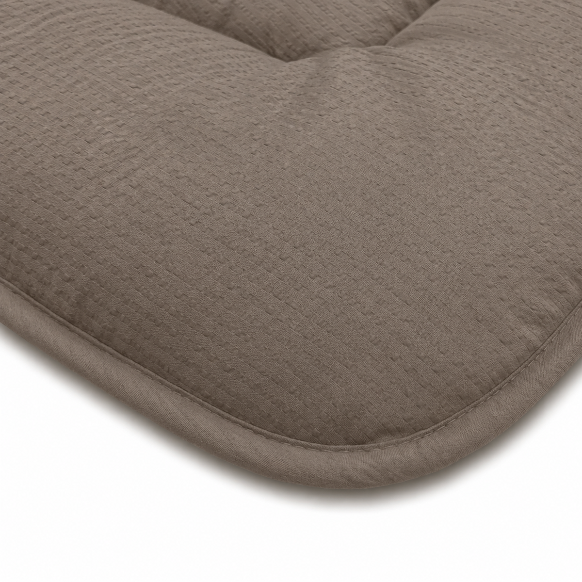 Zelesta Comfort Structure Seersucker Duvet - Taupe & Beige