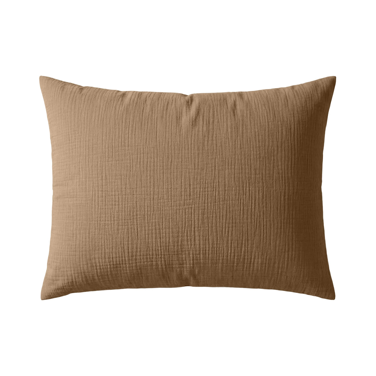 Zelesta Deluxe Cotton Muslin Pillowcase Set Of 2 - Brown