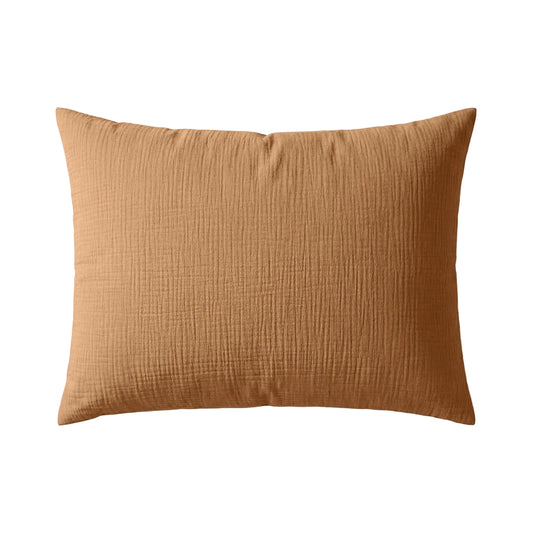 Zelesta Deluxe Cotton Muslin Pillowcase Set Of 2 - Terra