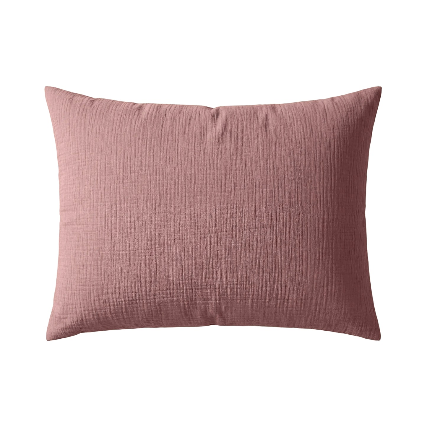 Zelesta Deluxe Cotton Muslin Pillowcase Set Of 2 - Dusty Pink
