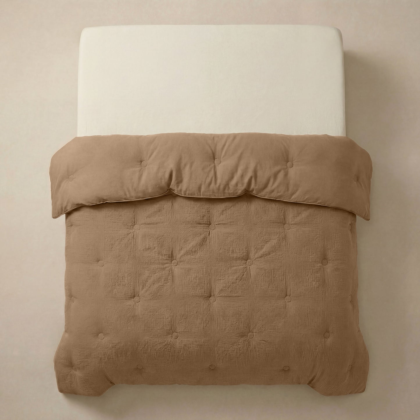 Zelesta Deluxe Cotton Muslin Duvet - Brown