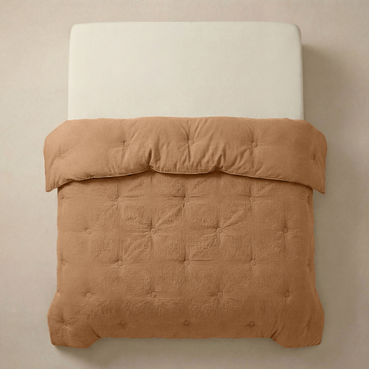 Zelesta Deluxe Cotton Muslin Duvet - Terra