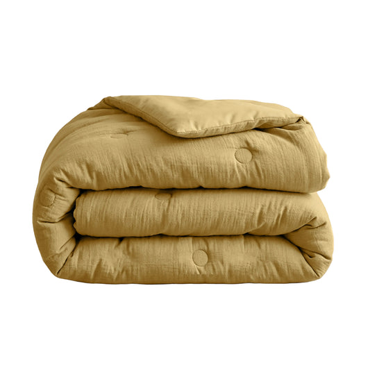 Zelesta Japandibed Katoen Mousseline - Ochre