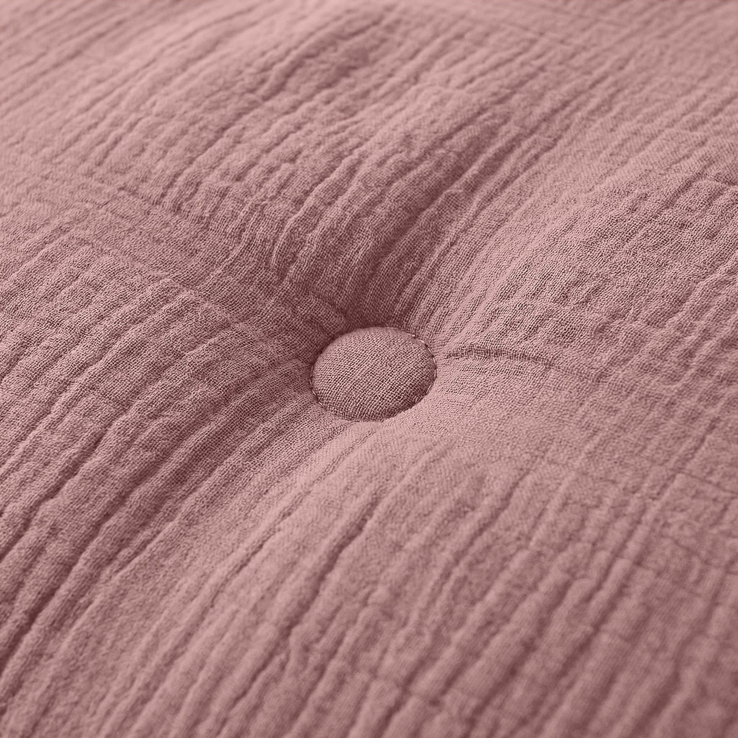 Zelesta Deluxe Cotton Muslin Duvet - Dusty Pink