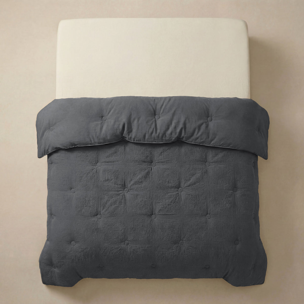 Zelesta Deluxe Cotton Muslin Duvet - Anthracite