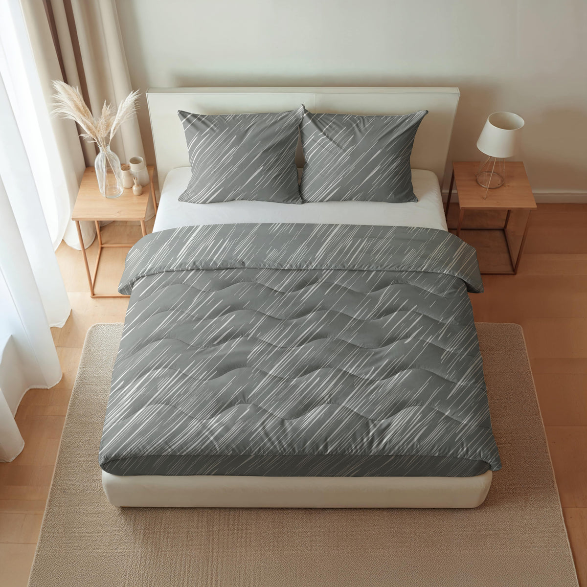 Zelesta Pure Design Katoenen Kussensloop Set van 2 - Mellow Stone