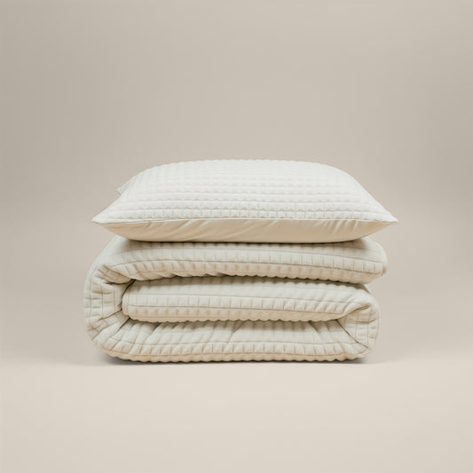 Zelesta Teddy Check - Créme