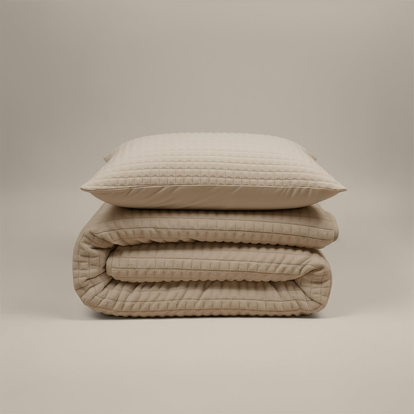 Zelesta Teddy Check - Taupe