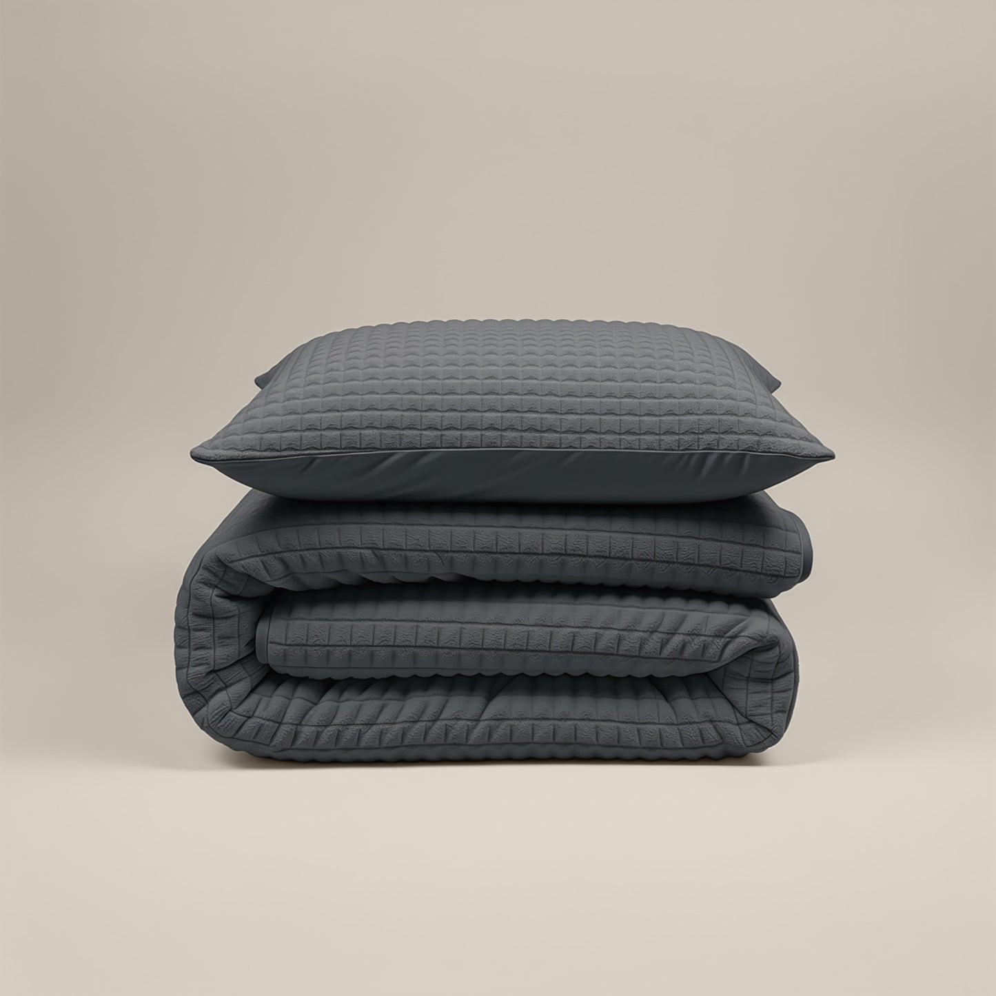 Zelesta Teddy Check - Anthracite