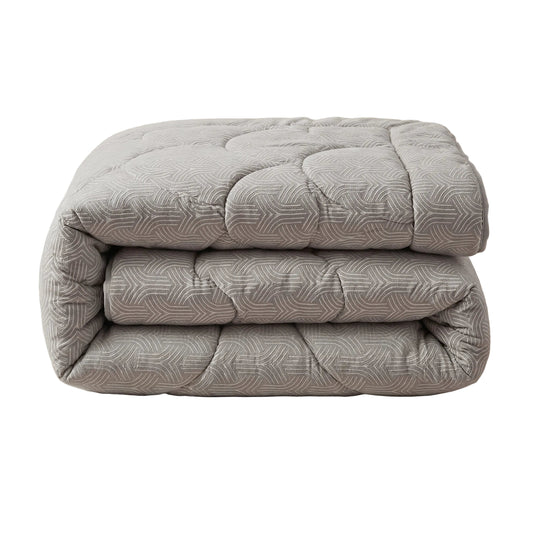 Zelesta Special Flannel Luxe Duvet - Taupe & Grey