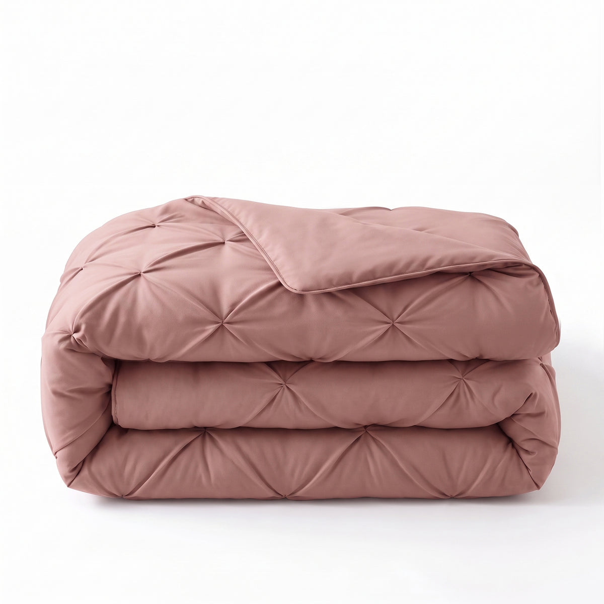 Zelesta Everyday Pintuck Duvet - Dusty Pink