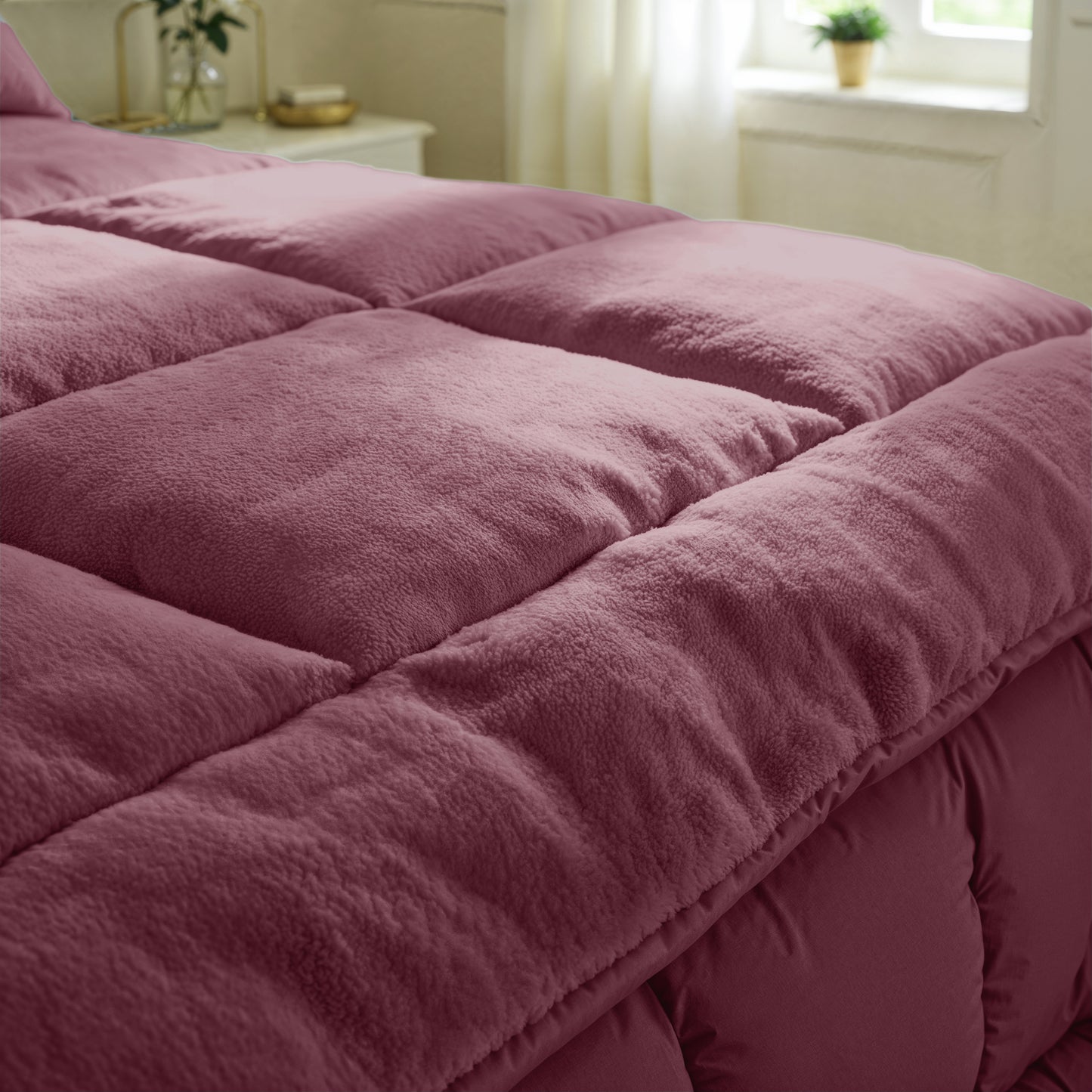 Zelesta Special Teddy Duvet - Bordeaux Red