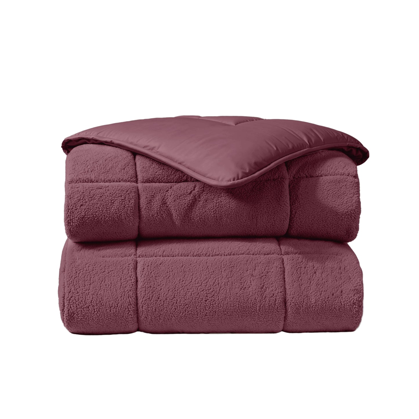 Zelesta Special Teddy Duvet - Bordeaux Red