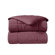 Zelesta Special Teddy Duvet - Bordeaux Red