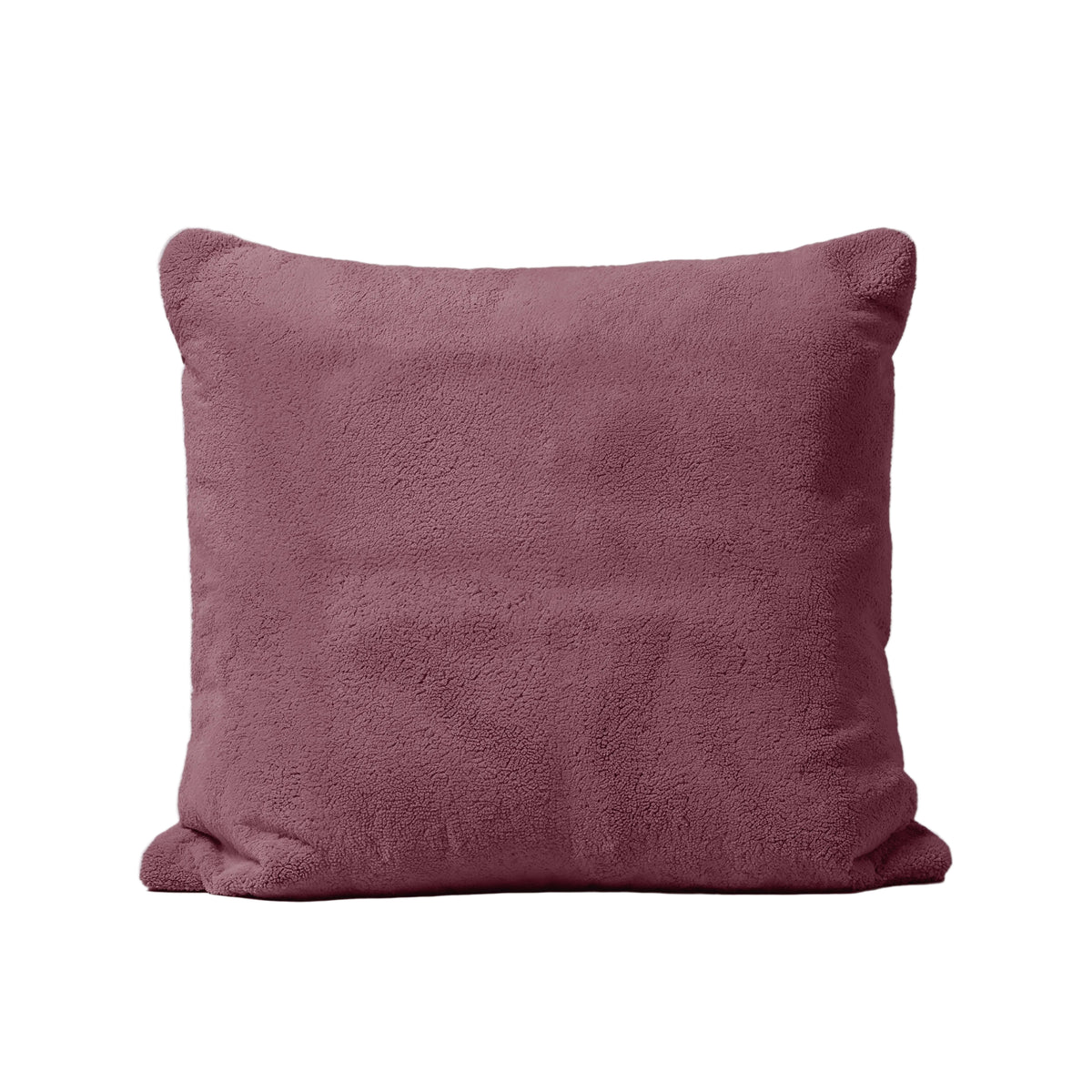 Zelesta Teddy Pillowcase Set Of 2 - Bordeaux Red