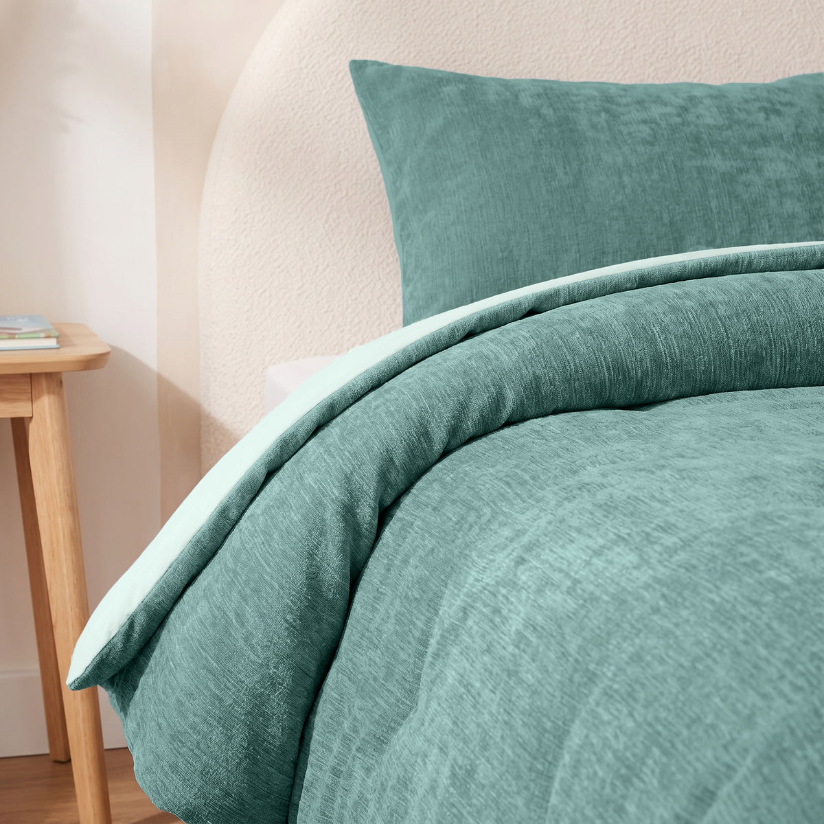 Zelesta Special Kids Chenille Duvet - Sea Green