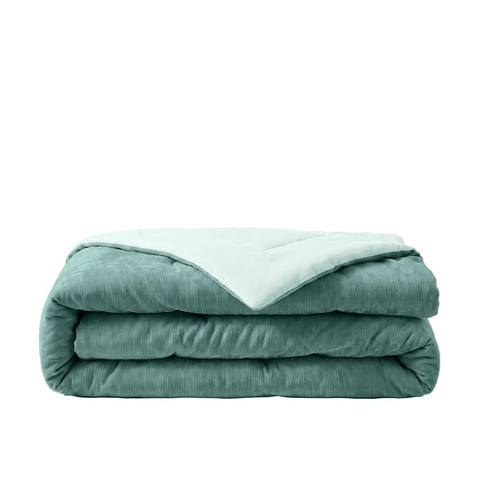 Zelesta Special Kids Chenille Duvet - Sea Green