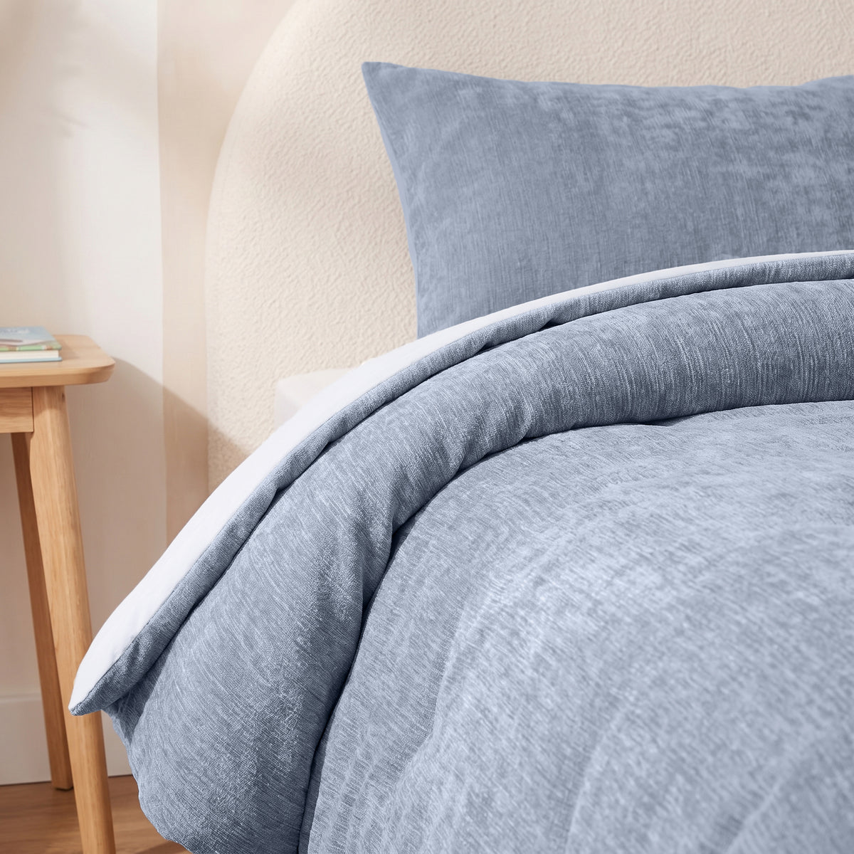 Zelesta Special Kids Chenille Duvet - Ice Blue