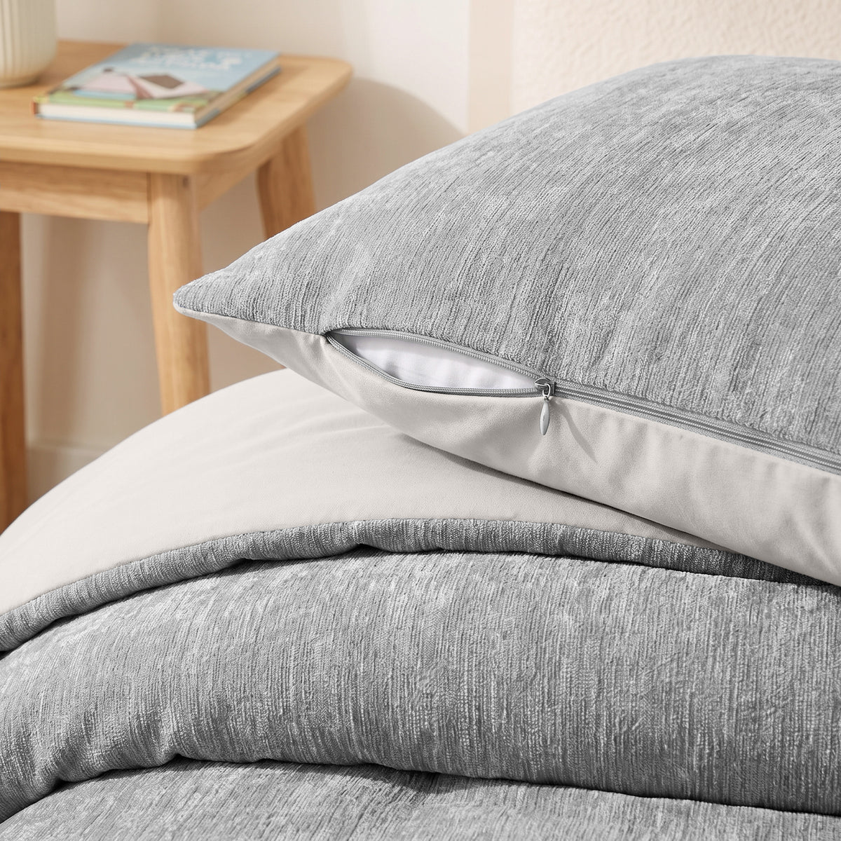 Zelesta Special Kids Chenille Duvet - Dark Grey
