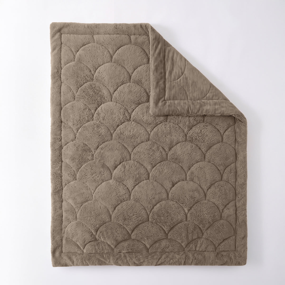 Zelesta Special Teddy Chenille Dekbed - Donkertaupe