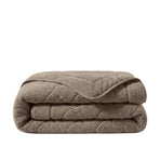Zelesta Special Teddy Chenille Dekbed - Donkertaupe