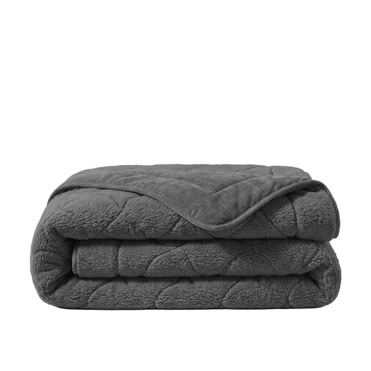 Zelesta Special Teddy Chenille Dekbed - Antraciet